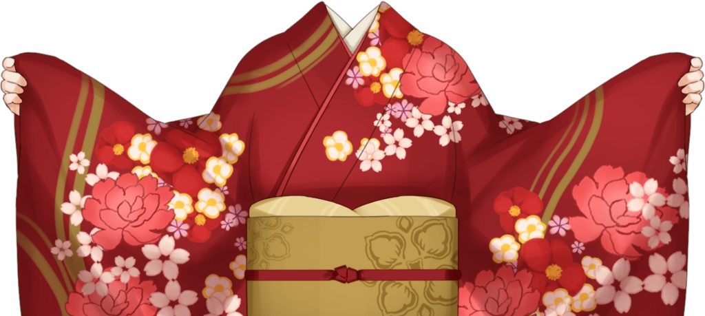 【フリー素材】2022年着物セット