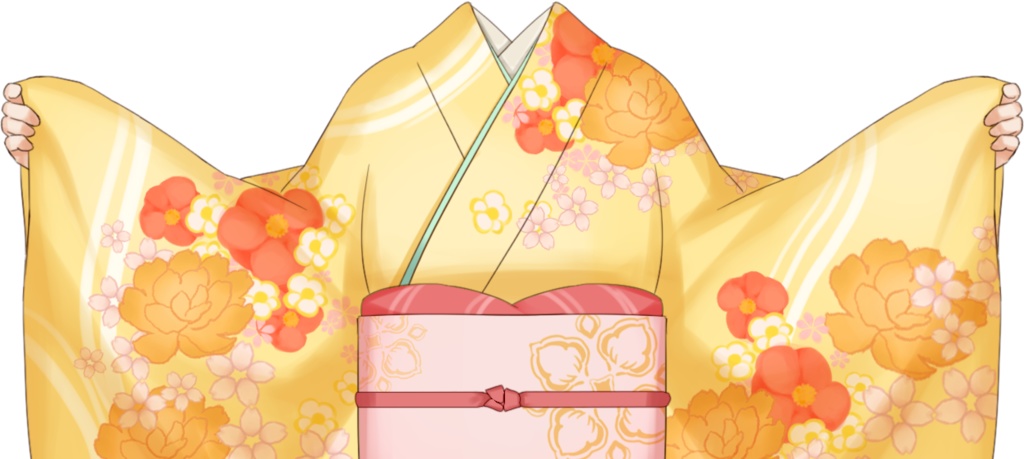 【フリー素材】2022年着物セット