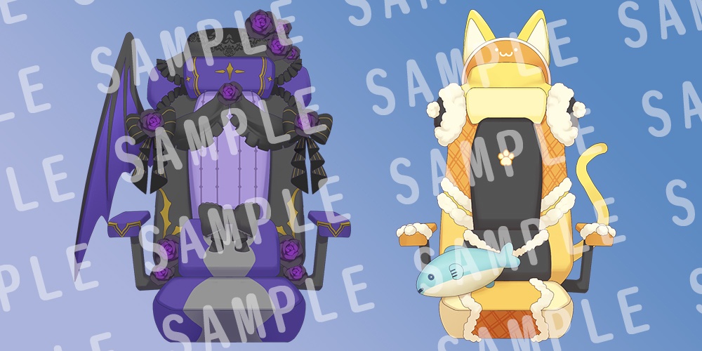 【配信素材】ゲーミングチェア