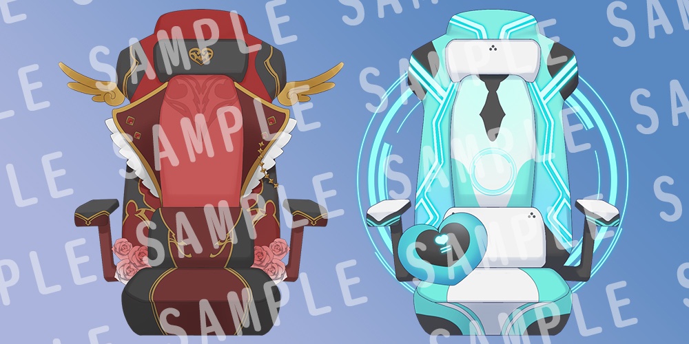 【配信素材】ゲーミングチェア