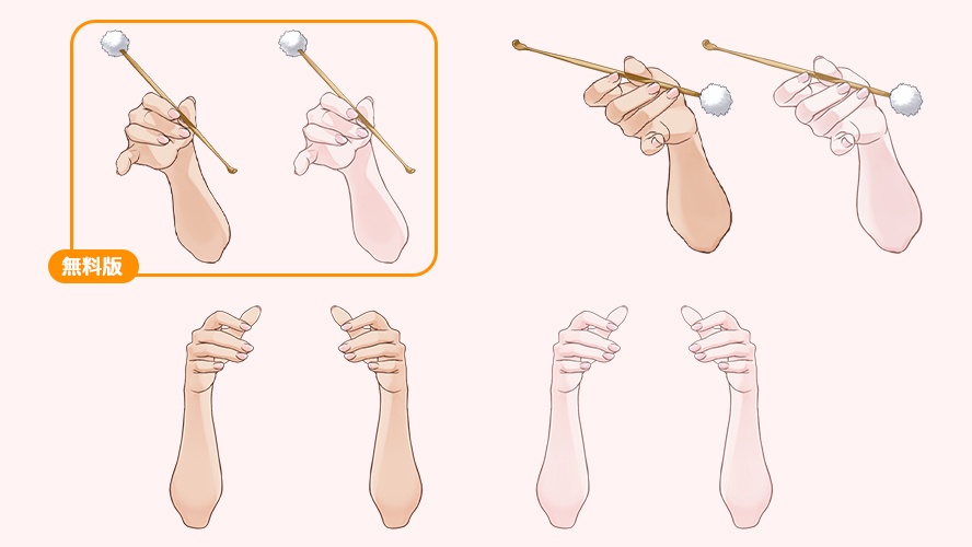 【配信素材】背景、手、アイコン、ロゴ(ASMR)