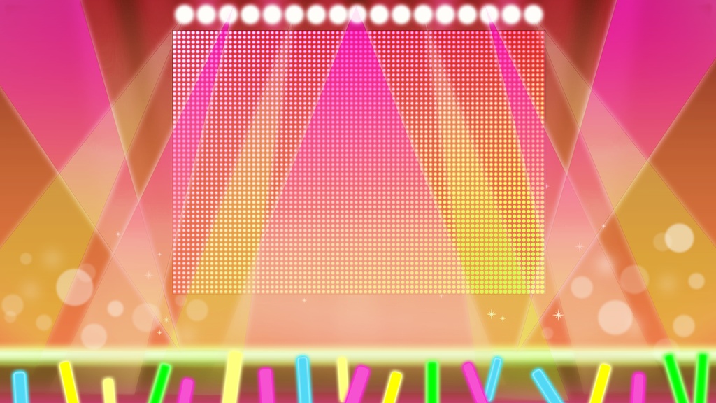 【フリー素材】背景&ライン&歌枠ロゴのサムネイル素材