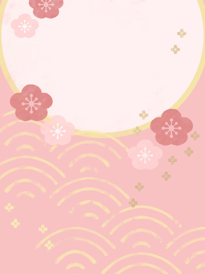 【フリー素材】着物、背景、小物、年賀セット(2024年)