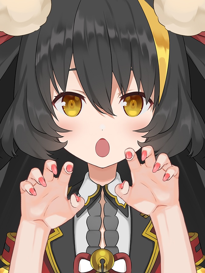 【手の素材】がおーポーズ(ネイル9色)