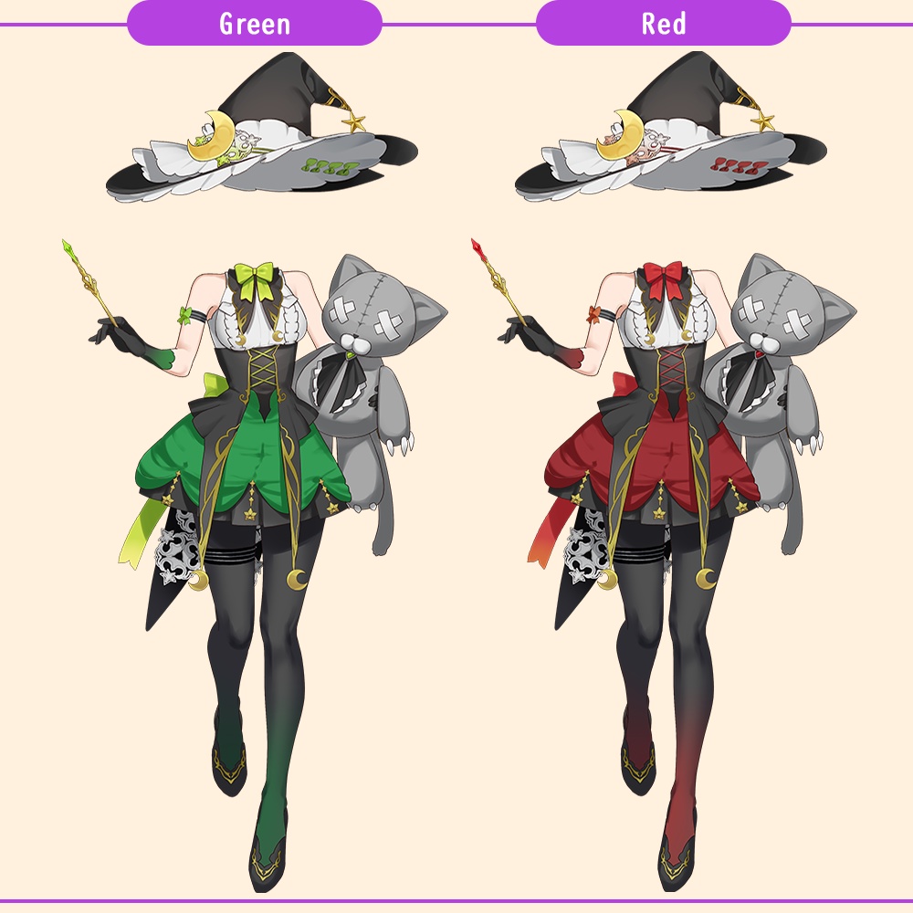 ハロウィン魔女衣装(IRIAM対応)