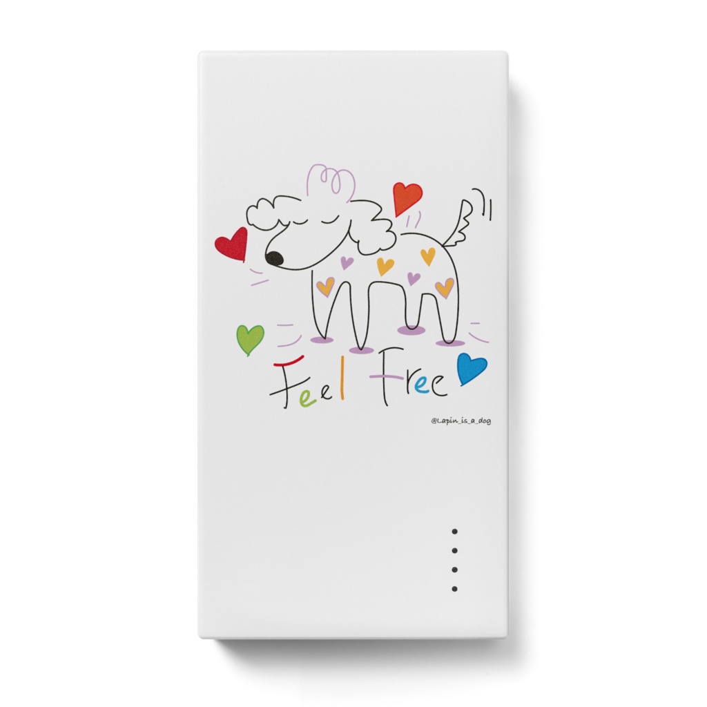 Lapin_is_a_dog オリジナルモバイルバッテリー