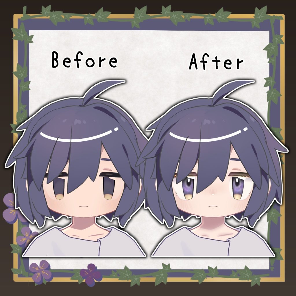 【うささき用】 アイリス メイク アイ テクスチャ Makeup Eye Texture