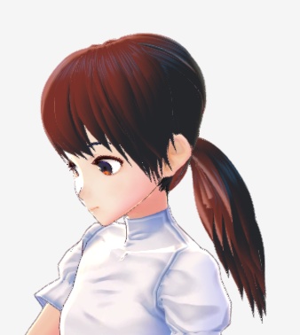 しなやかポニーテール【VRoidアバター・ヘアプリセット】