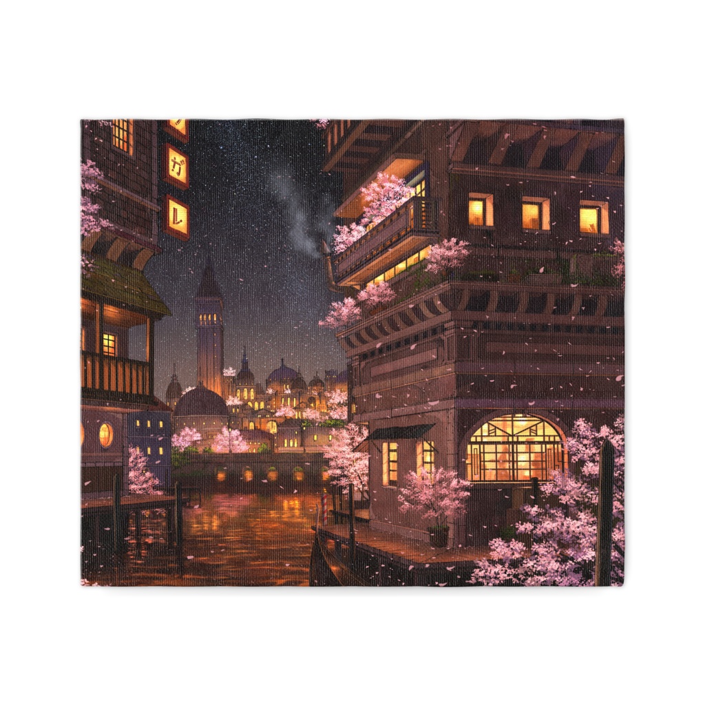 水の都の夜の顔 キャンバスアート