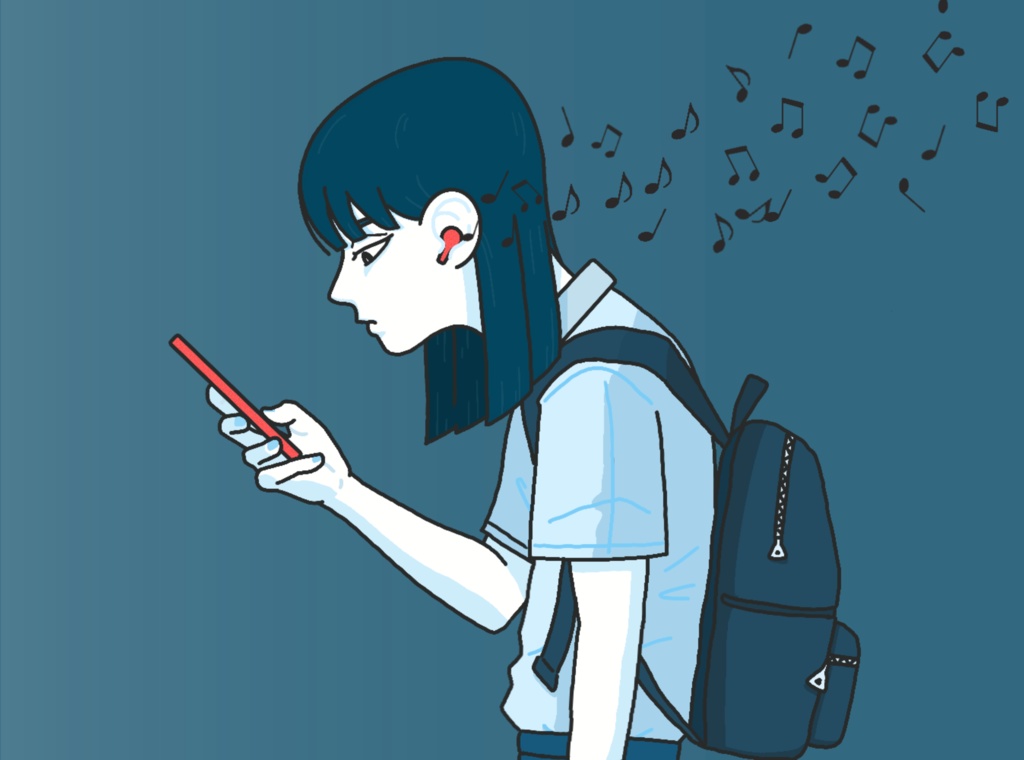 キャンバス「音漏れ」