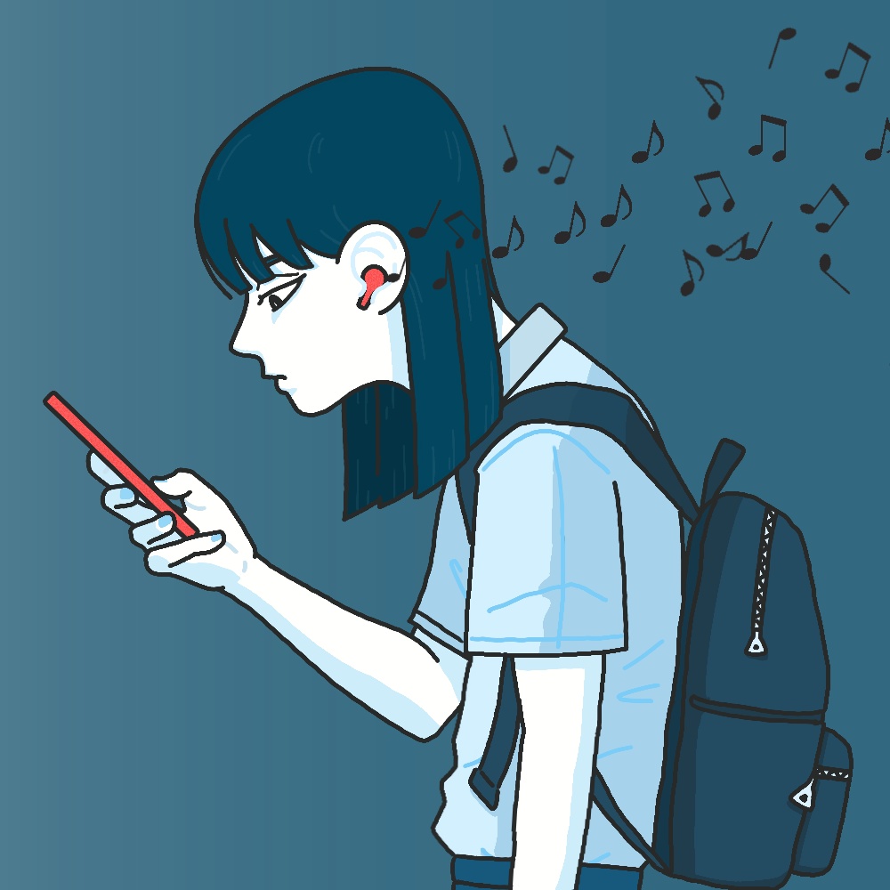 アクリルブロック「音漏れ」