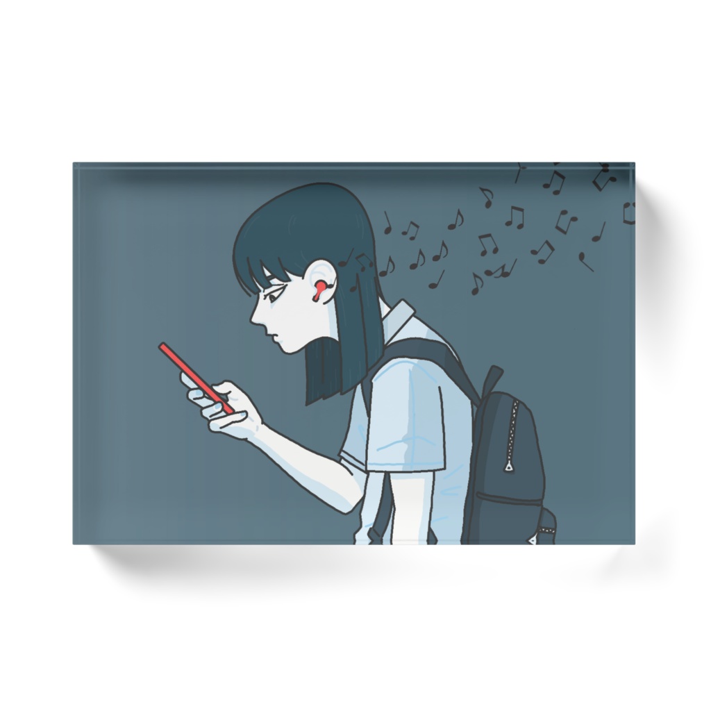 アクリルブロック「音漏れ」