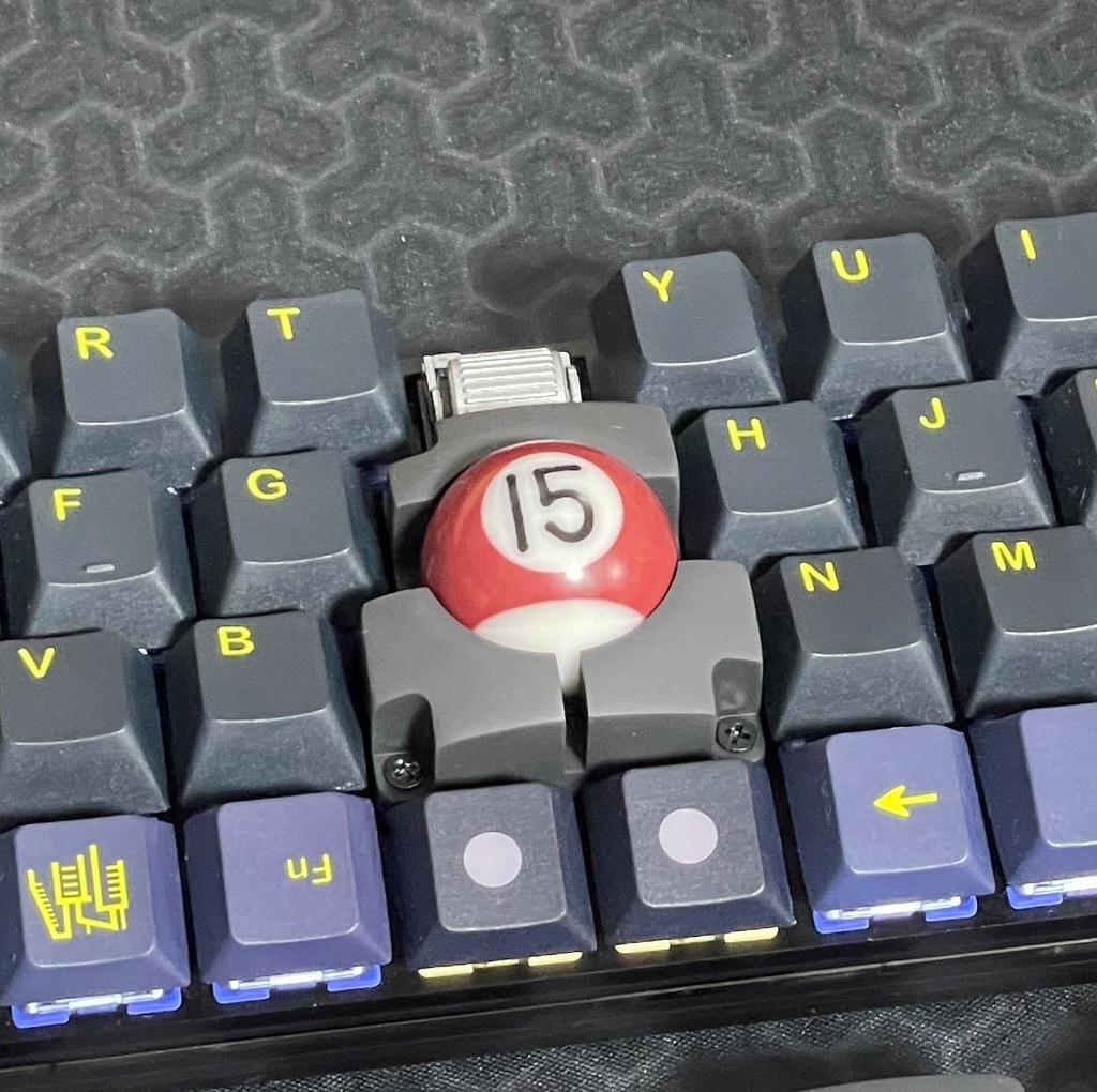 【試作品】mapo46rp_row 自作キーボード トラックボール対応