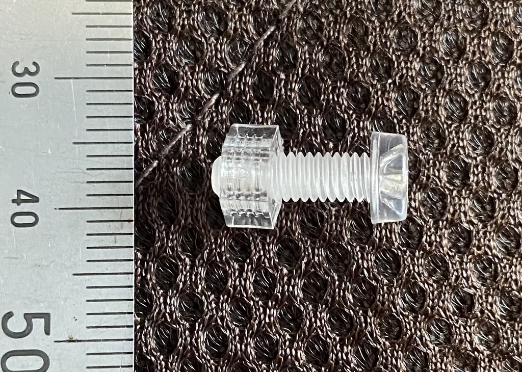 顎可動パーツ 組みネジ、固定ボルト