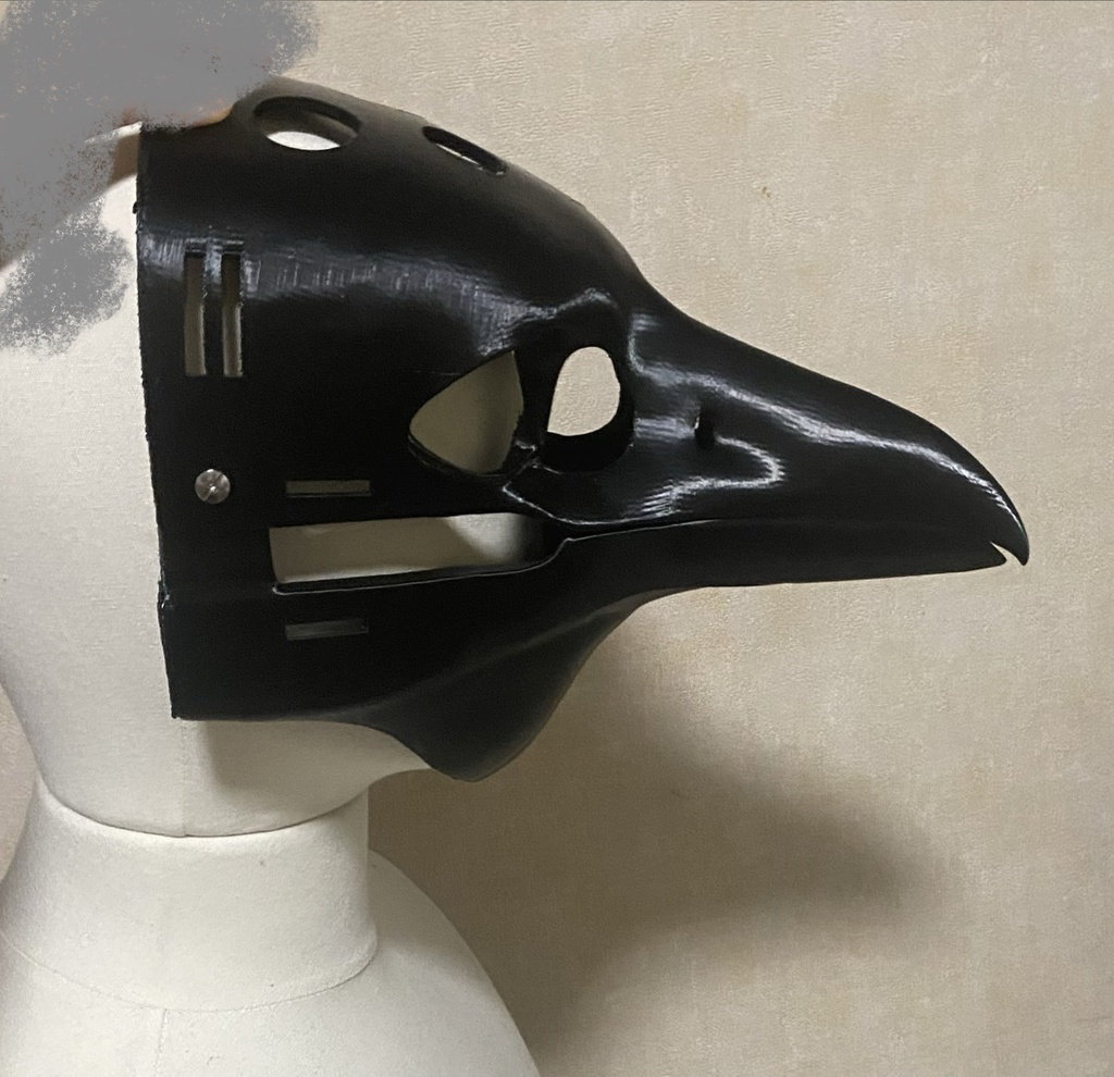 【匿名配送】カラスヘッドベース(カササギ系)