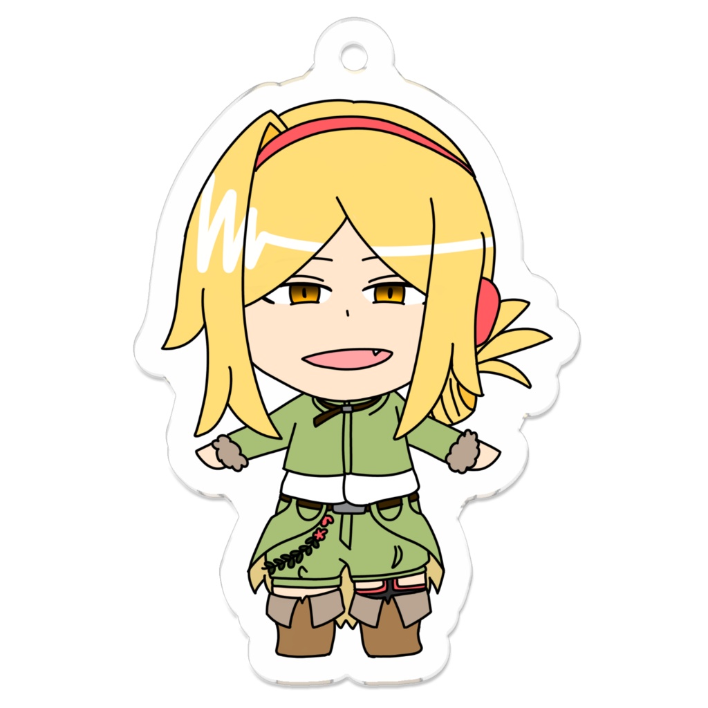 艸葉エタ デフォルト衣装 ぬいでふぉアクリルキーホルダー