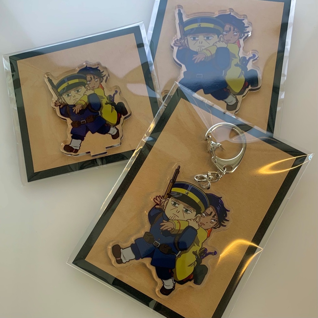 【SALE!!】月島&鯉登 あのシーン!! BIGアクリルキーホルダー