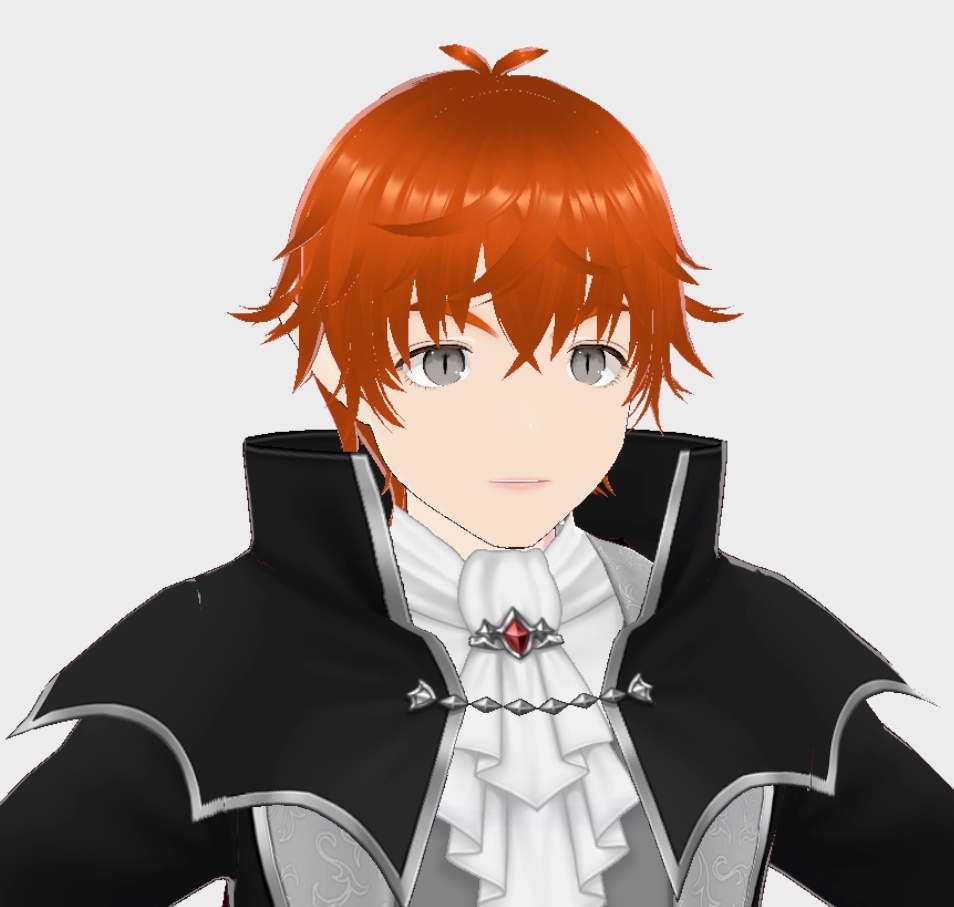 ヴァンパイア風 ゴシック男性アバター【VRoid / VRM】
