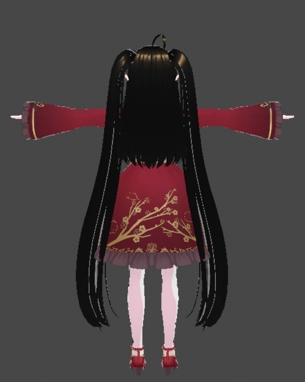 紅華(こうか)- 中華風ファンタジー女性アバター【VRM】