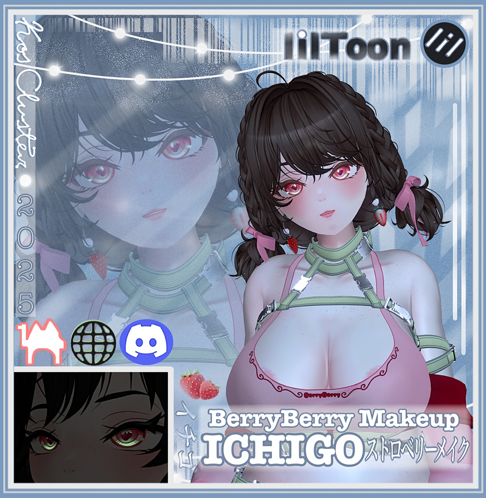 [K'C] ~ BerryBerry Makeup 🍓✨+ Blendshape [ICHIGO Only]