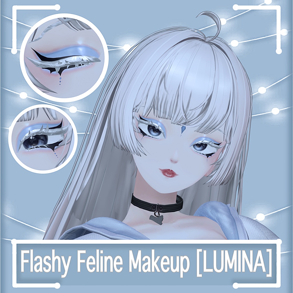 [K'C] ~ Flashy Feline Makeup + EYES + 8 Blendshapes💄✨ [LUMINA Only]