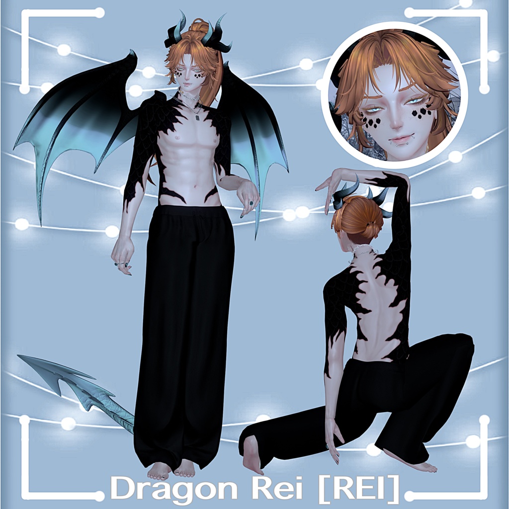 [K'C] ~ Dragon + Softer Skin Texture 🐉✨ [Rei Only]