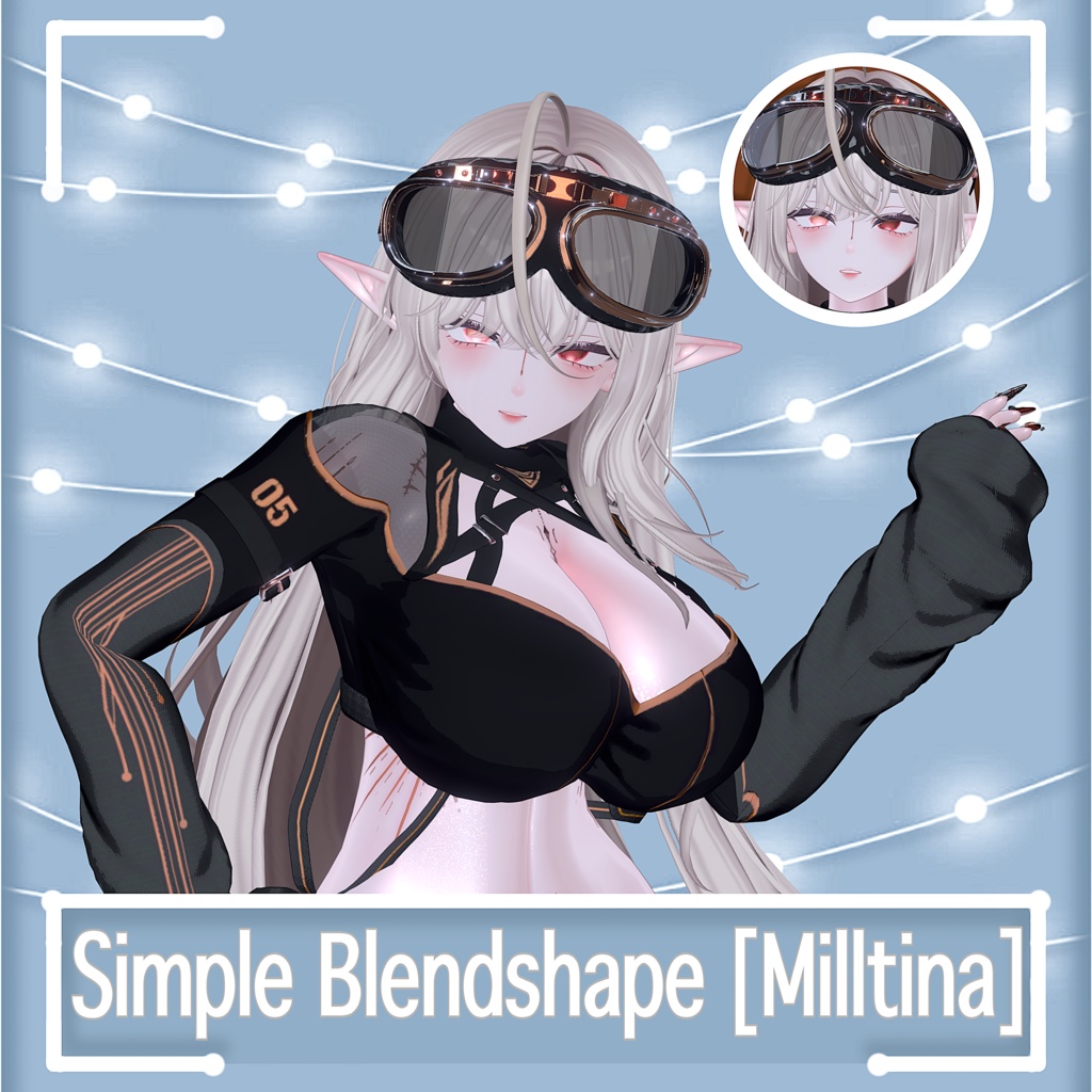 [K'C] ~ Simple Blendshape😉✨ [MILLTINA Only]