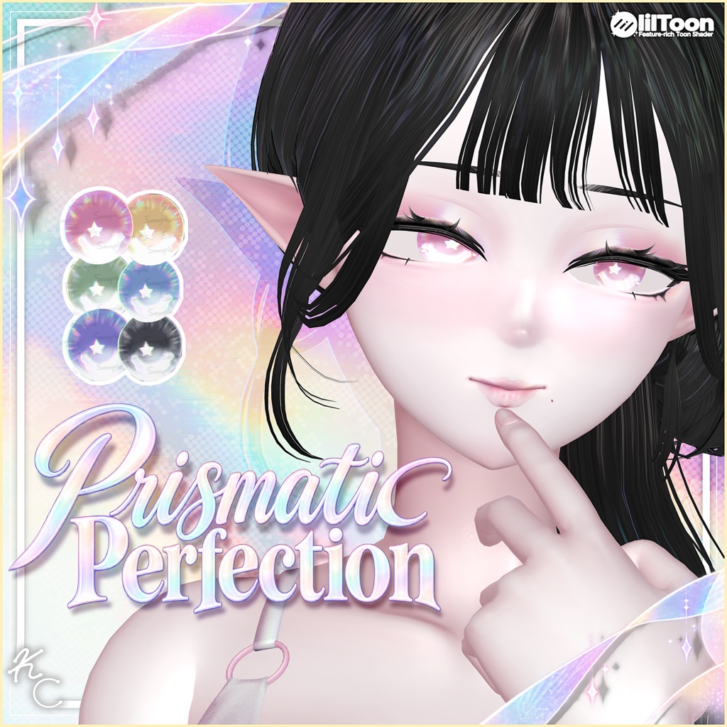 [K'C] ~ Prismatic Perfection Makeup + EYES + Blendshape + MATS 🌈✨ [MISAKI Only]