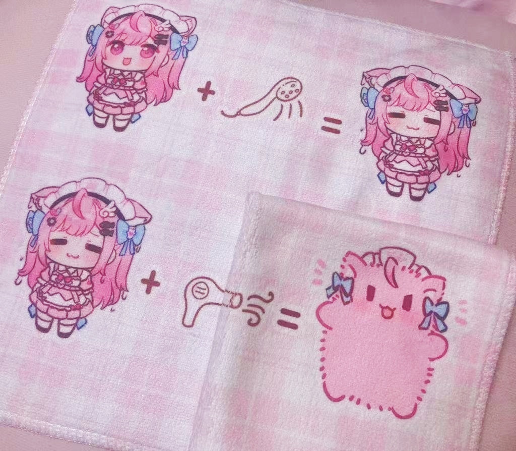 音乃瀬奏・結城さくなタオルハンカチ