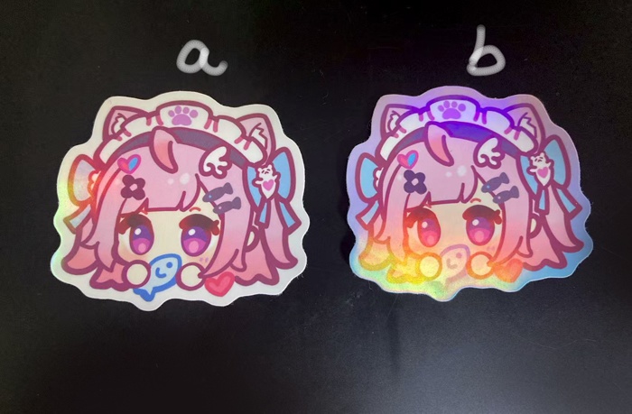 「結城さくな」ホログラムステッカー