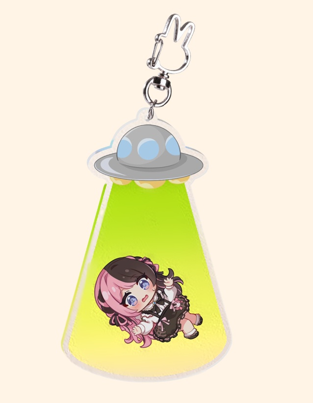 【在庫限り】UFOに連れ去られるひなーの☆アクキー