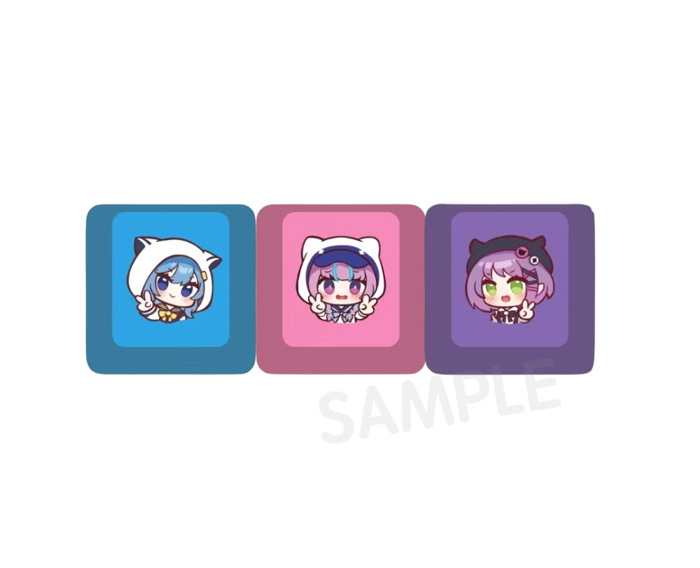 先着ノベルティ付※Startend キーキャップ３個セット【ホロクル10th】