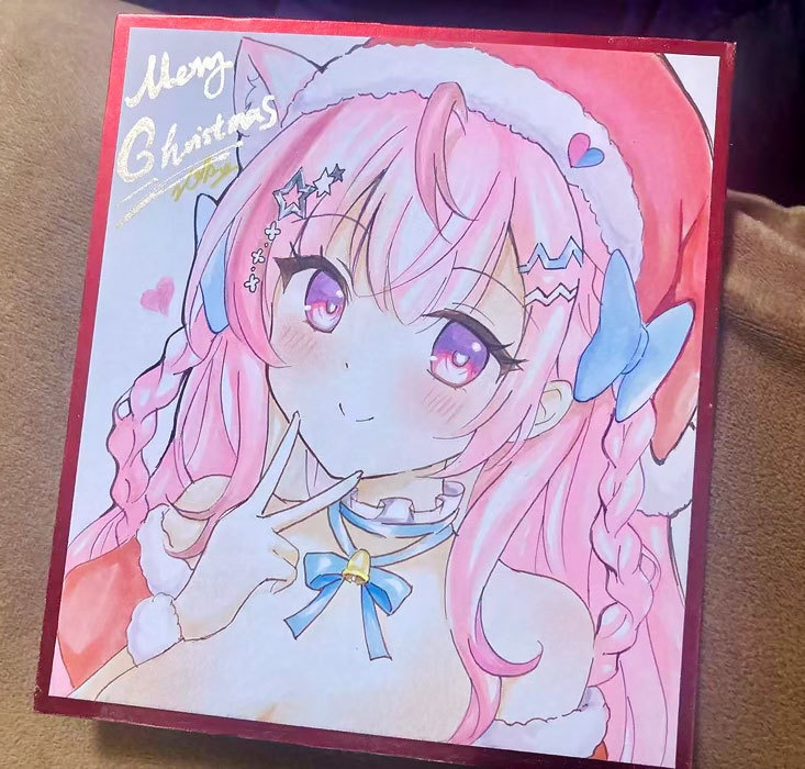 【直筆色紙】💗メリークリスマス