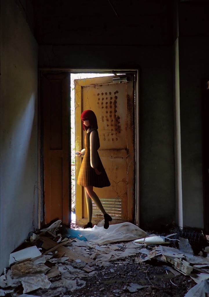 マイキャラ×廃墟４