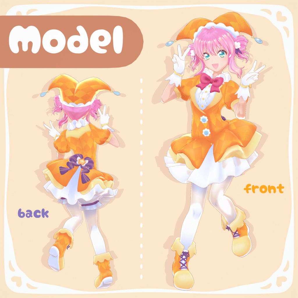 【オリジナル3Dモデル】チェリッシュ ── Cherish