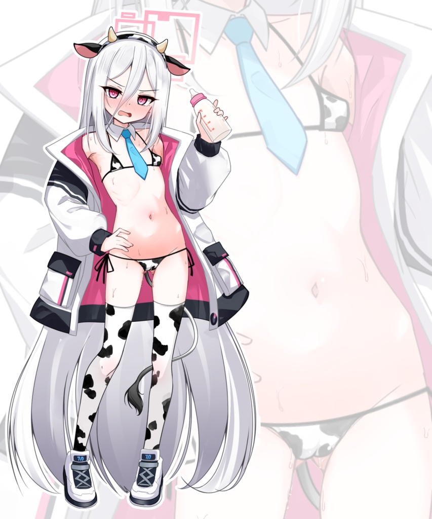天童アリス&天童ケイ(牛柄MB) 両面アクリルスタンド