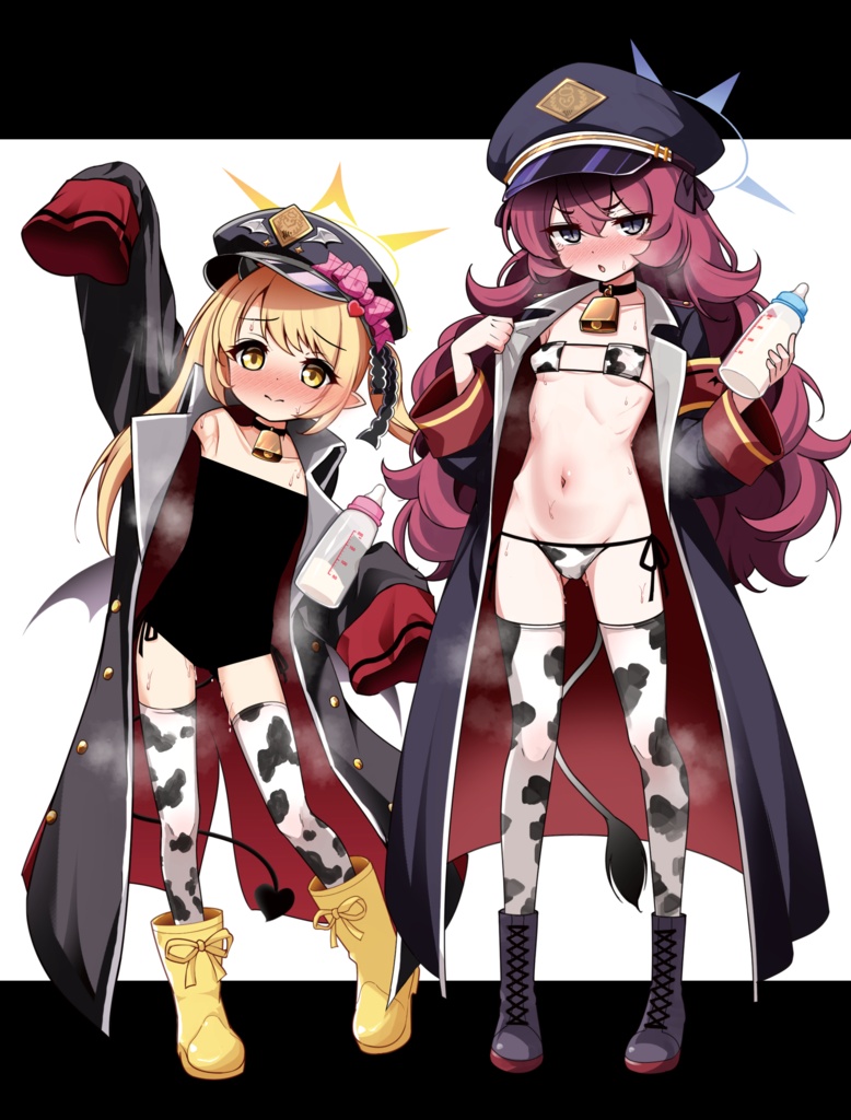 C108イロハ&イブキ(牛柄眼帯ビキニ) アクリルスタンド