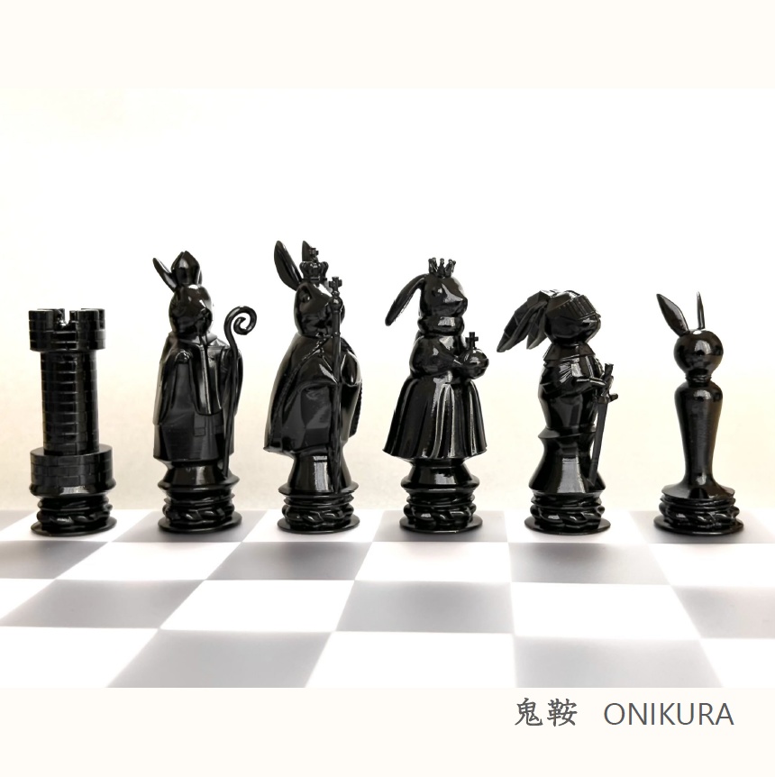 ラビットチェス　ブラック