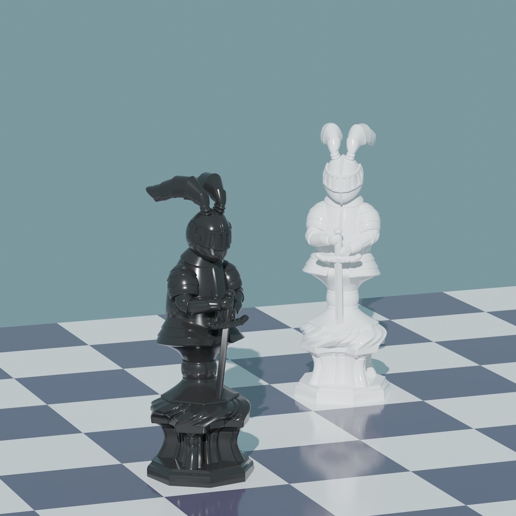 【STLファイルセット】Rabbit Chess Ⅱ Helios