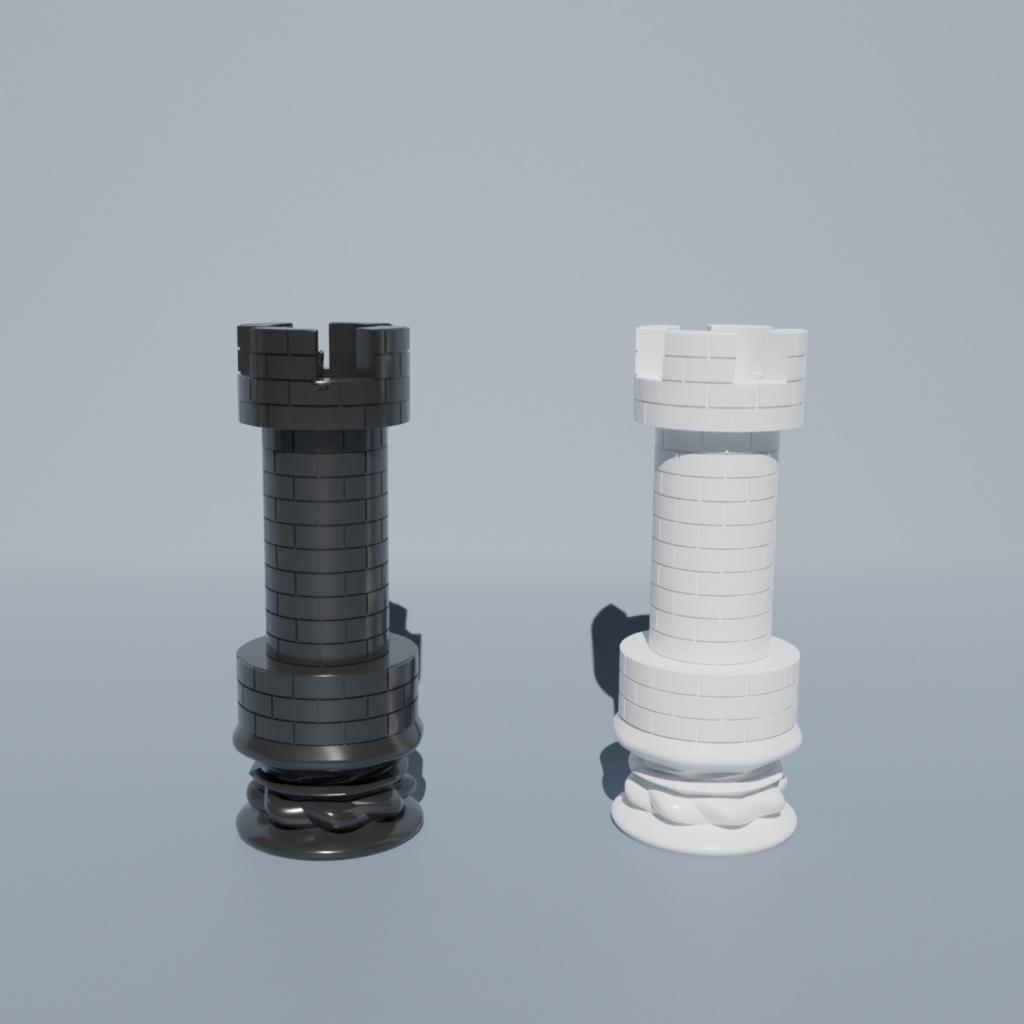 【FBX】ラビットチェス FBXデータセット