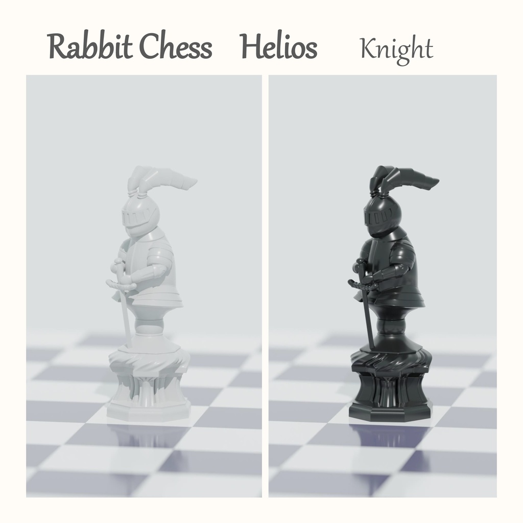 【FBXデータセット】Rabbit Chess Ⅱ Helios