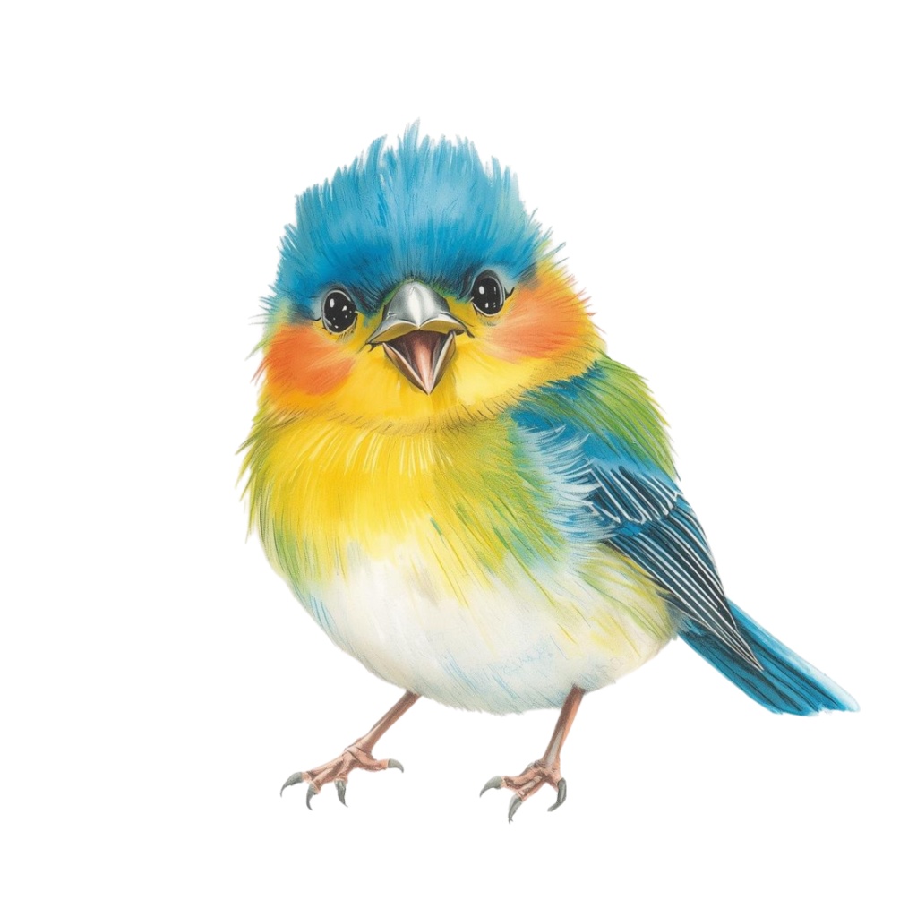 やさしい色鉛筆風 かわいい動物クリップアートセット(全10種類)|PNG透過素材