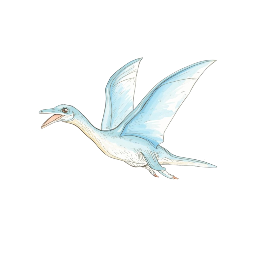 やさしい色鉛筆風 かわいい恐竜クリップアートセット(全10種類)|PNG透過素材