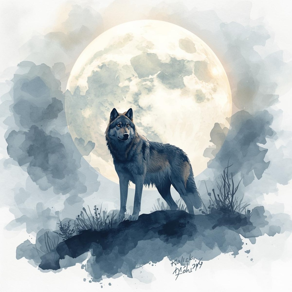 色んな表情のオオカミのクリップアートセット(全30種類)|PNG透過素材