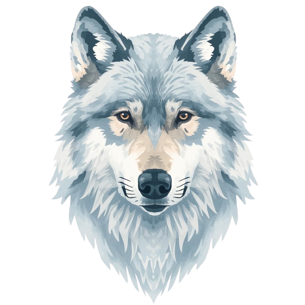 色んな表情のオオカミのクリップアートセット(全30種類)|PNG透過素材