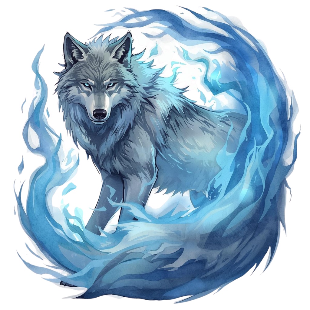 色んな表情のオオカミのクリップアートセット(全30種類)|PNG透過素材