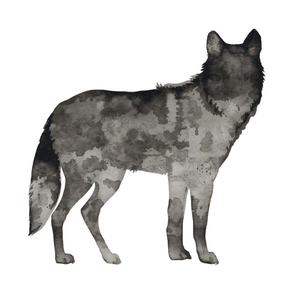 色んな表情のオオカミのクリップアートセット(全30種類)|PNG透過素材