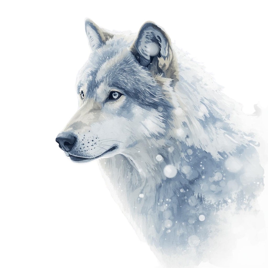 色んな表情のオオカミのクリップアートセット(全30種類)|PNG透過素材