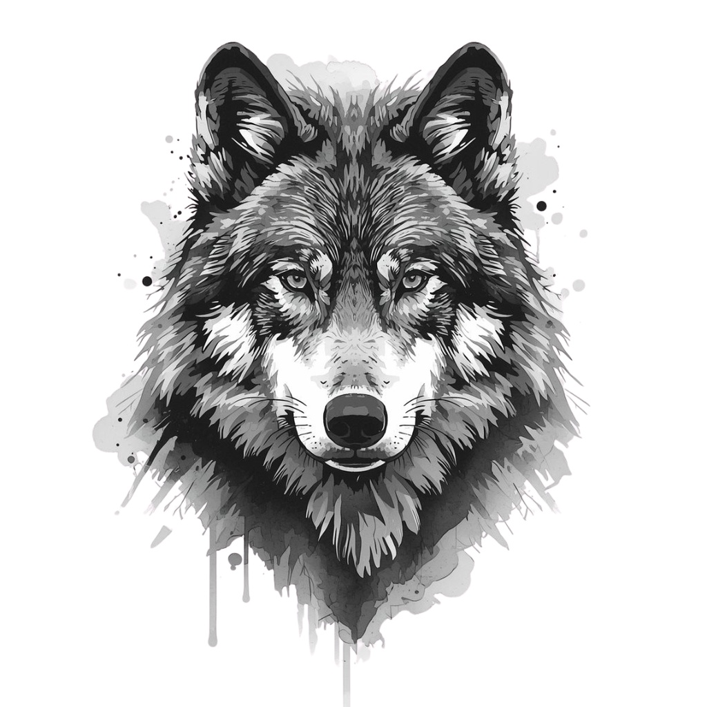 色んな表情のオオカミのクリップアートセット(全30種類)|PNG透過素材