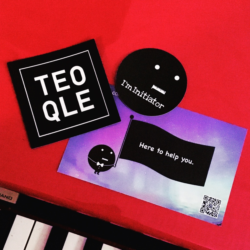 TEOQLEステッカー / 3枚セット